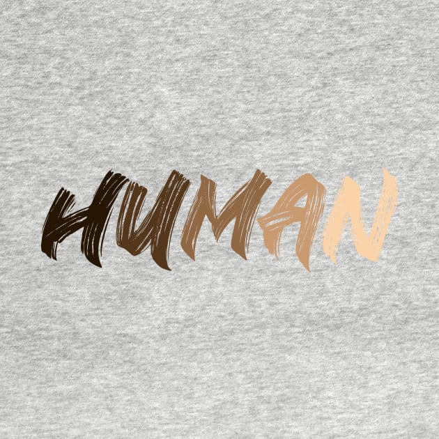 Human Race Colors Equality Anti Racism by Bezra